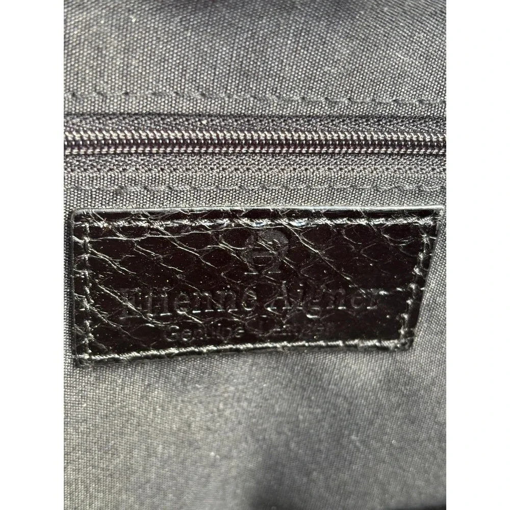 Etienne Aigner Black Snakeskin Purse